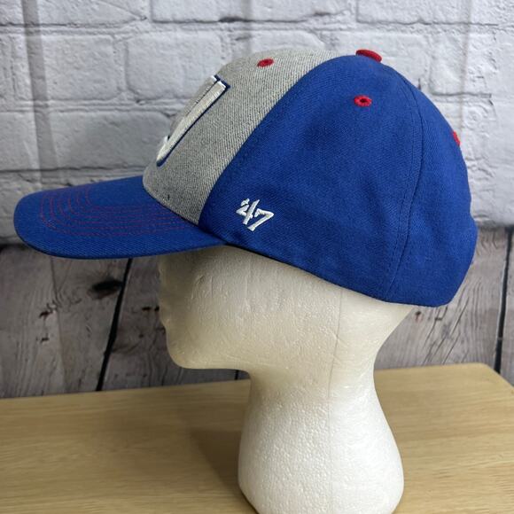 Vintage New York Giants Snapback Hat Cap Wool Script Football NFL Embroidered - Picture 2 of 9